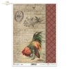 Wielkanoc, retro, vintage, kogut, kogucik, ornament, koło od wozu, koła, Easter, rooster, Ostern, Hahn, Pascua, gallo, adorno 